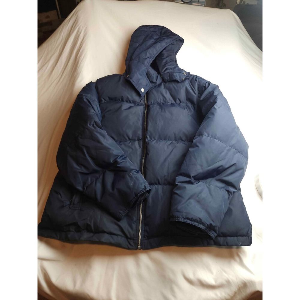 Carolina Colours Navy Blue Down Puffer Jacket Detachable Hood Plus Womens 22/24